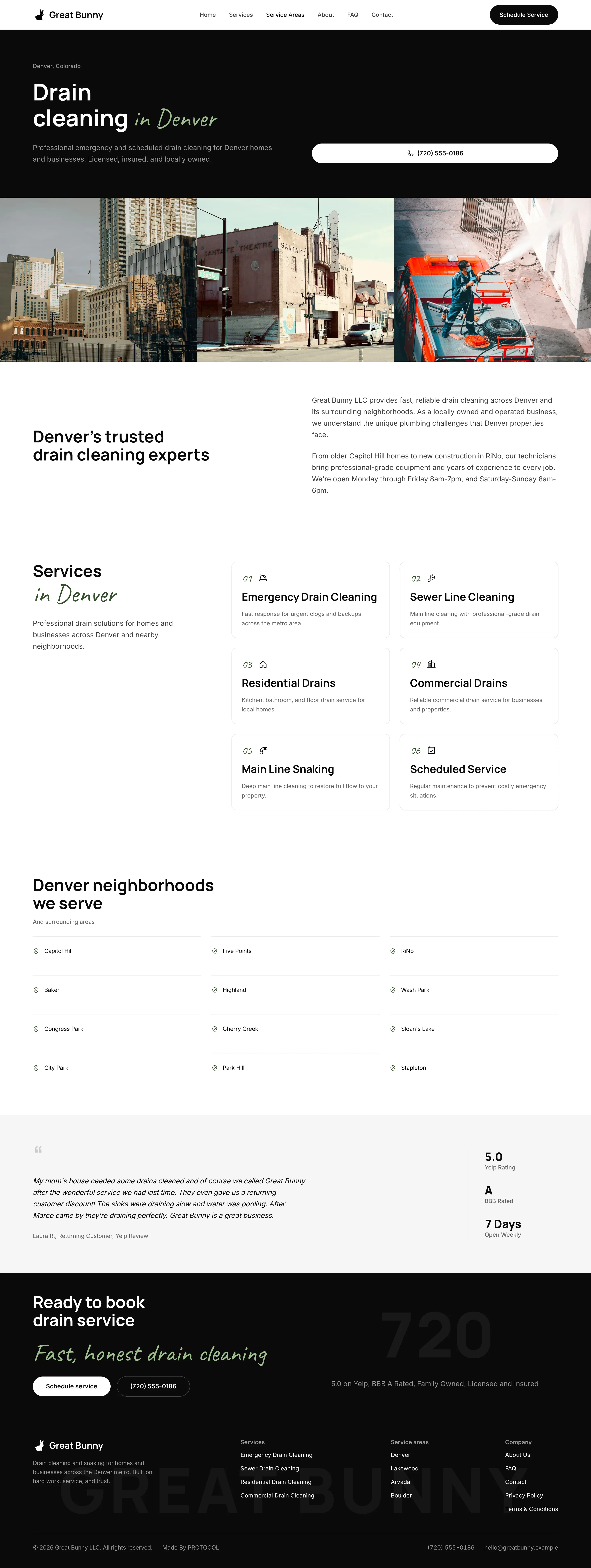 Denver location page