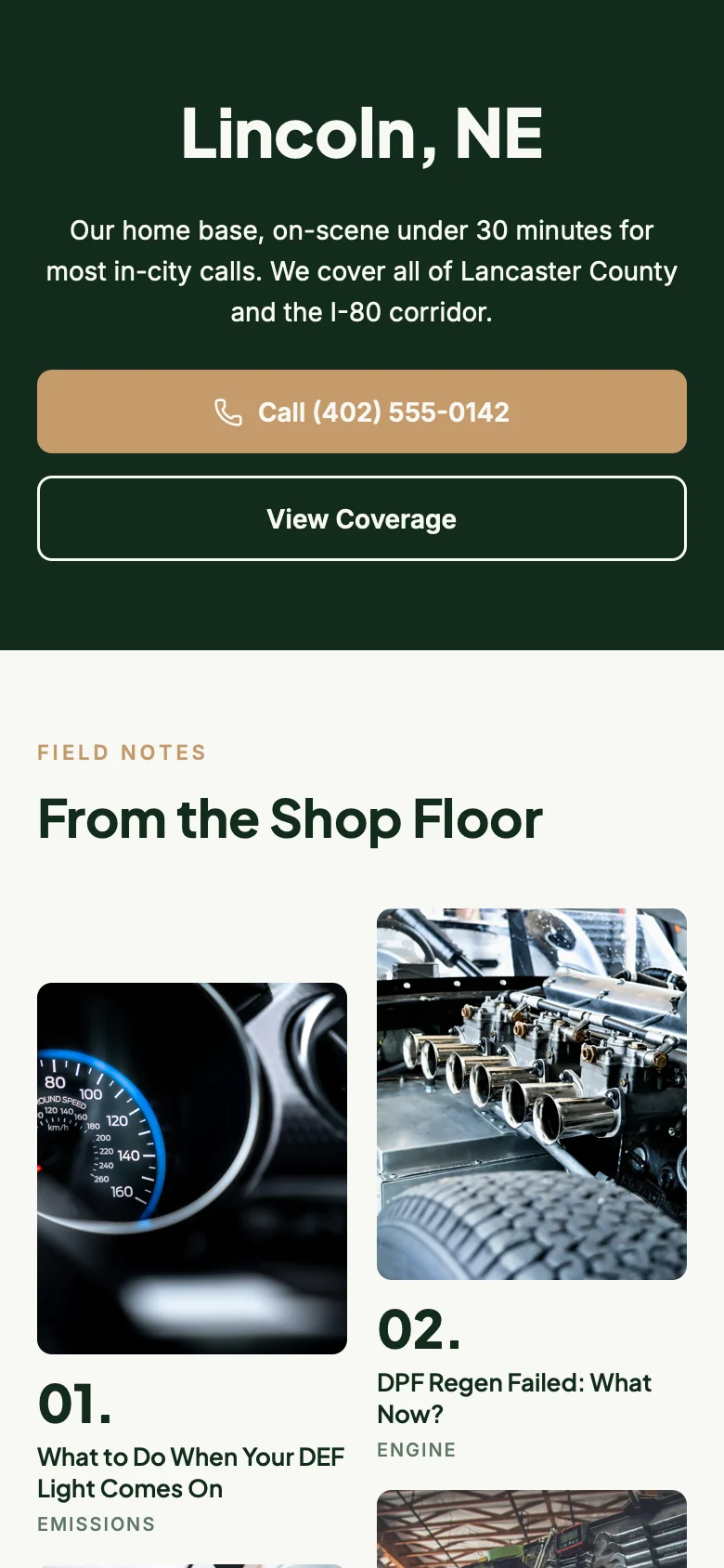 Lincoln coverage section