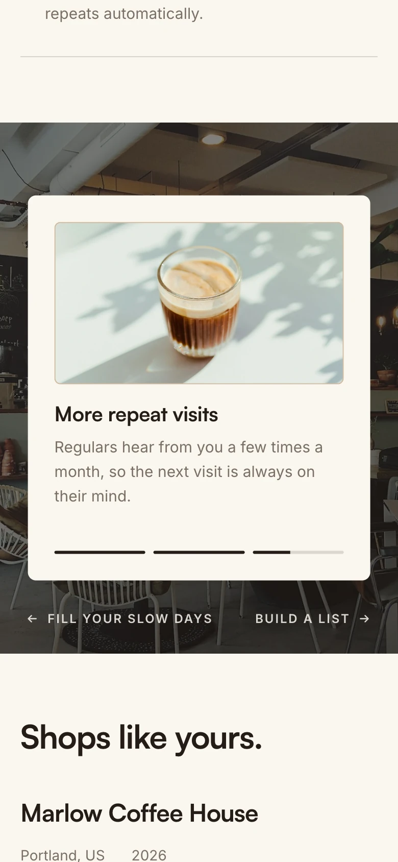 Fill your slow days
